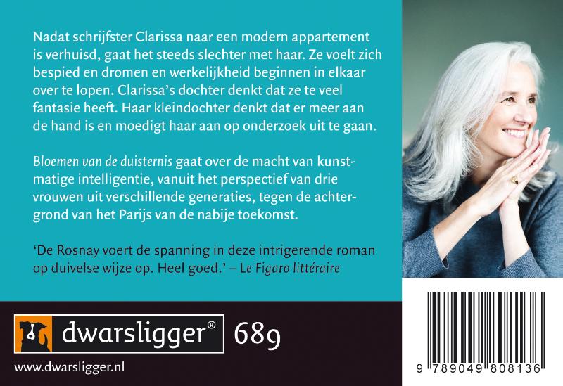 Achterkant van Bloemen van de duisternis