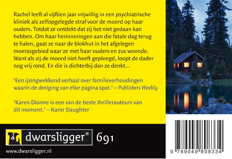 Achterkant van Geworteld in het kwaad