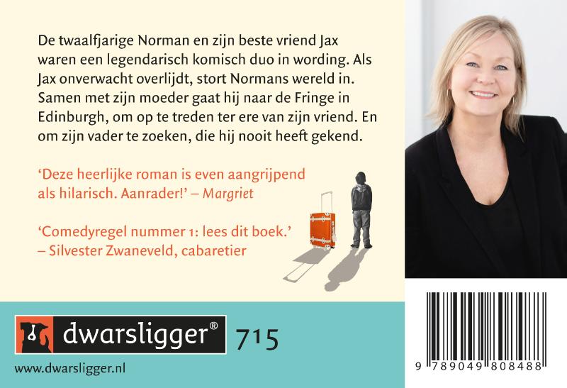 Achterkant van De goede grap van Norman Foreman