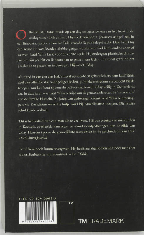 Achterkant van Dubbelganger van de duivel