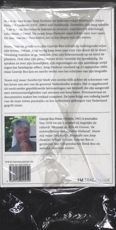 Achterkant van Noem mij maar Swiebertje