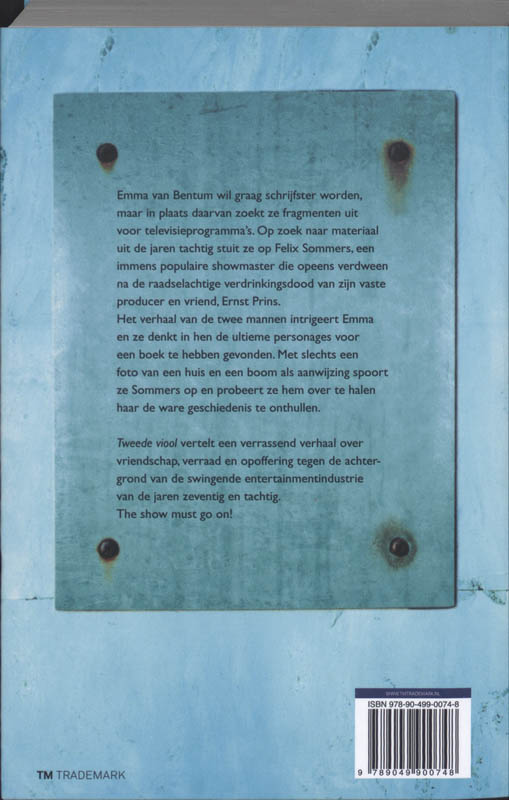 Achterkant van Tweede viool