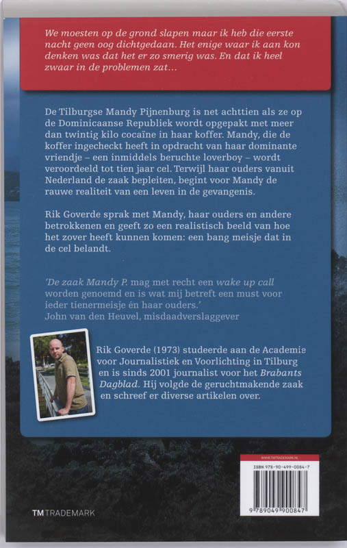 Achterkant van De zaak Mandy P.