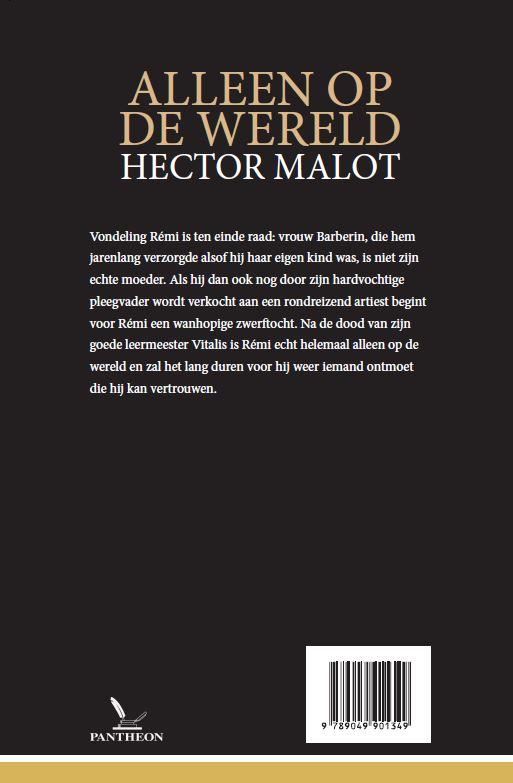 Achterkant van Alleen op de wereld