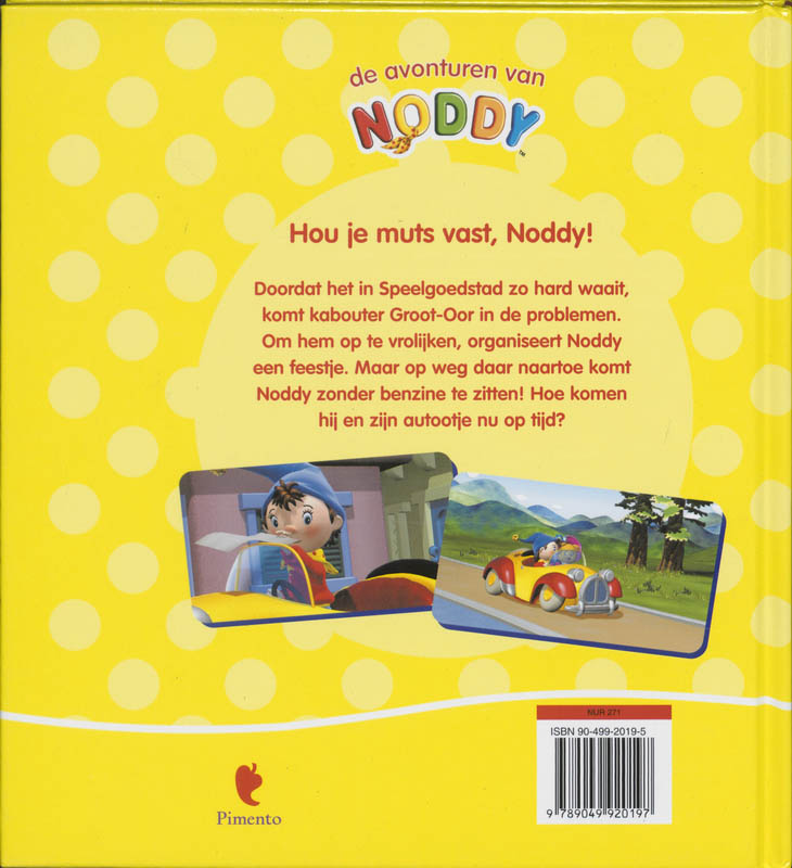 Achterkant van Hou je muts vast, Noddy