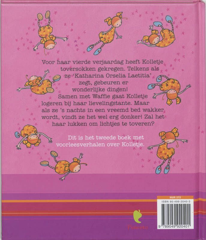 Achterkant van Kolletje tovert sterren