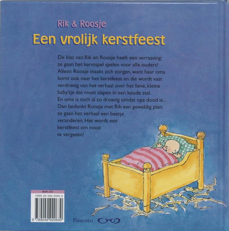 Achterkant van Een vrolijk kerstfeest