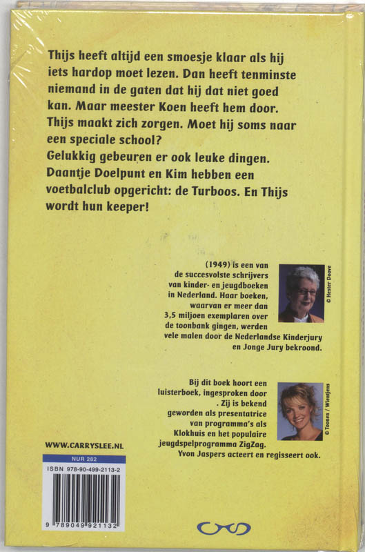 Achterkant van De smoezenkampioen