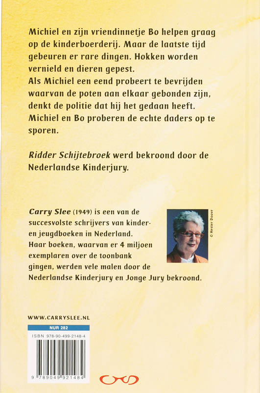 Achterkant van Ridder Schijtebroek