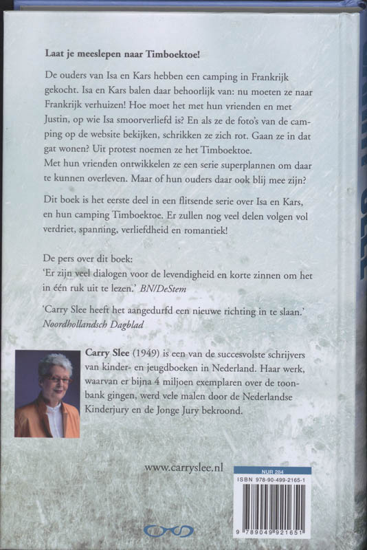 Achterkant van See you in Timboektoe