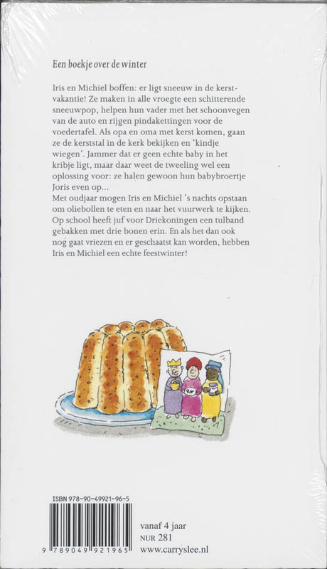 Achterkant van Sneeuwman, pak me dan