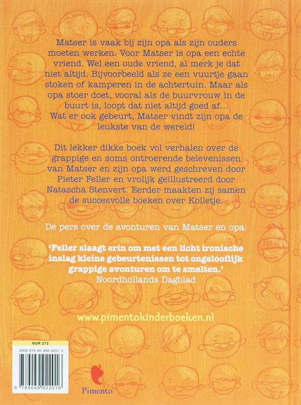 Achterkant van Matser en opa