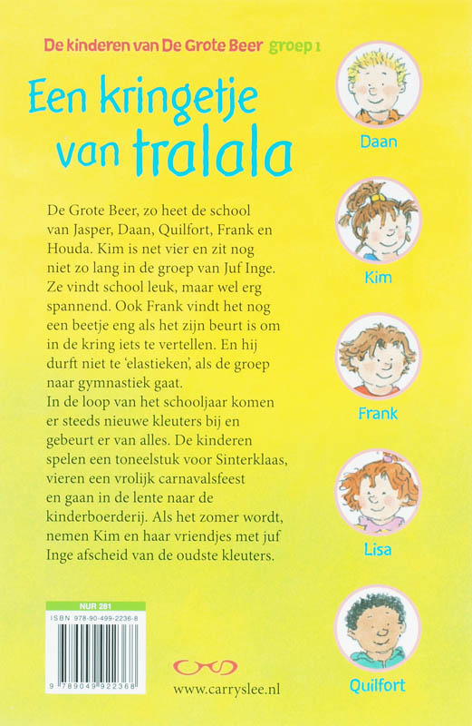Achterkant van Een kringetje van tralala