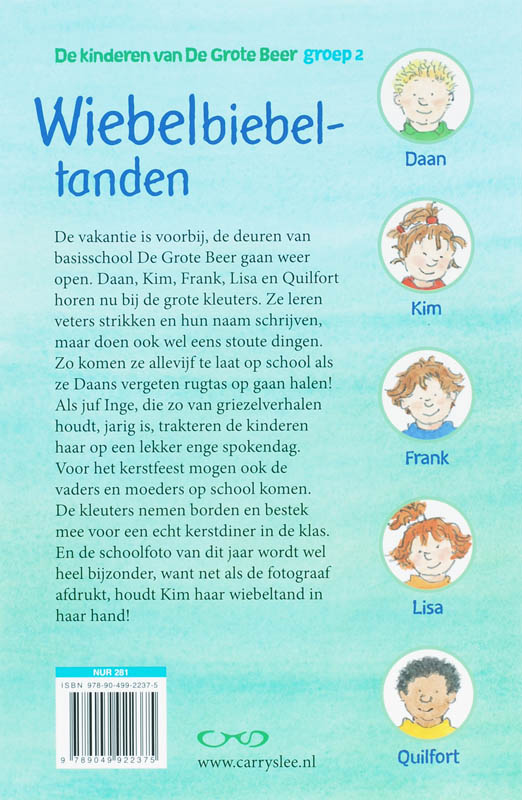 Achterkant van Wiebelbiebeltanden