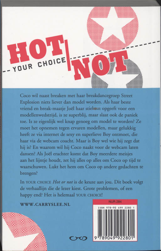 Achterkant van Your choice Hot or not