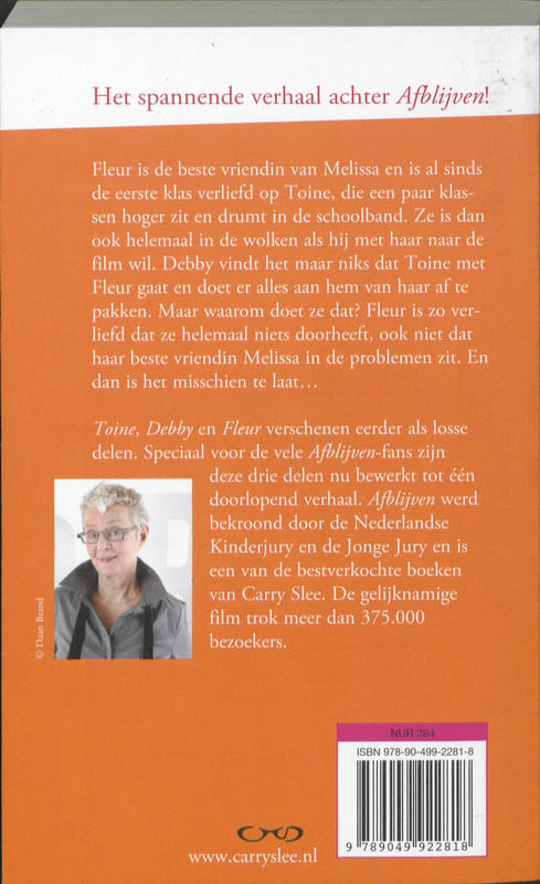 Achterkant van Meer afblijven - Toine, Debby & Fleur