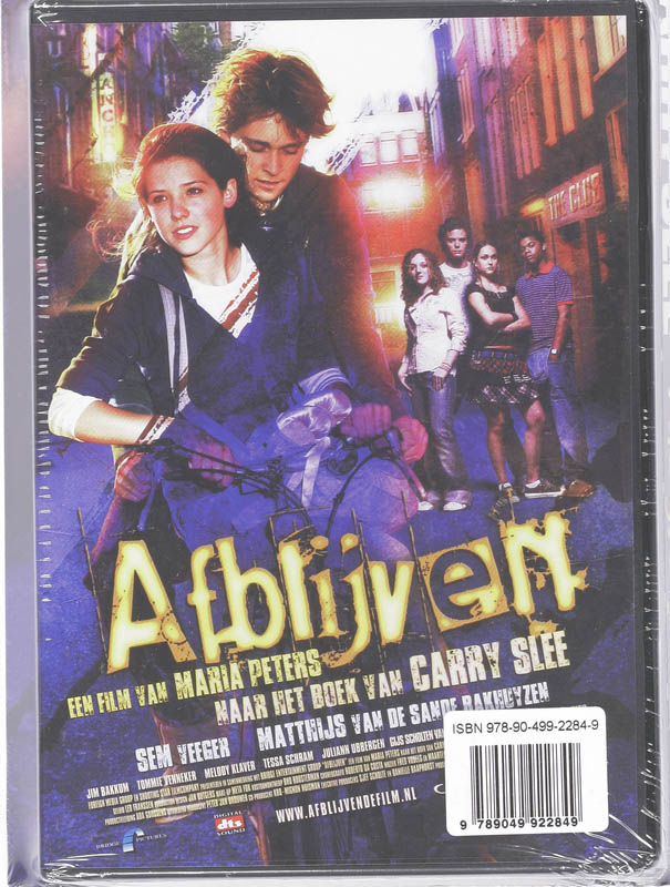 Achterkant van Afblijven