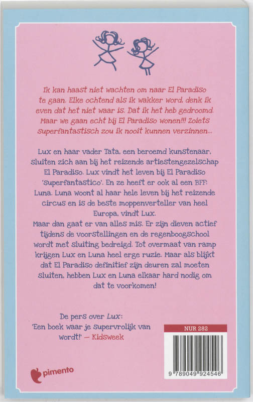 Achterkant van Lux & Luna