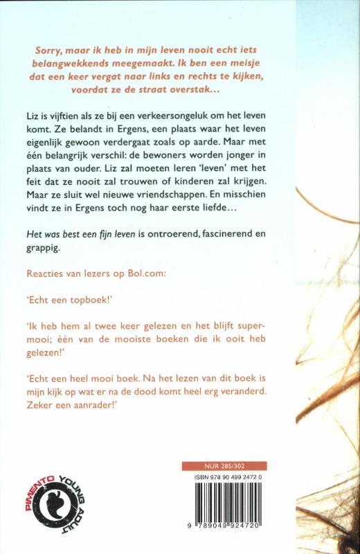 Achterkant van Het was best een fijn leven