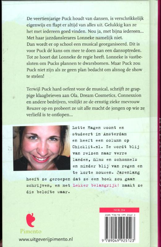 Achterkant van Lekker belangrijk