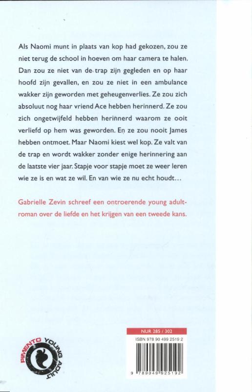 Achterkant van Vergeten waarom ik van je hou