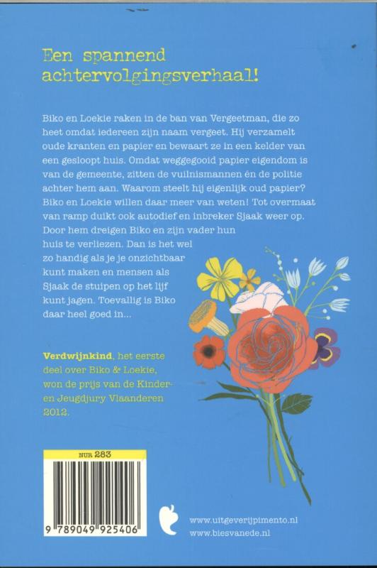 Achterkant van Vergeetman