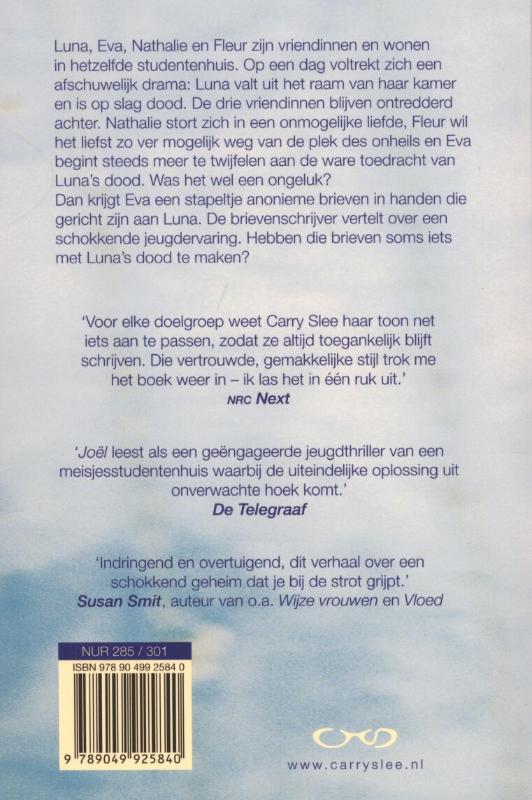 Achterkant van Joël