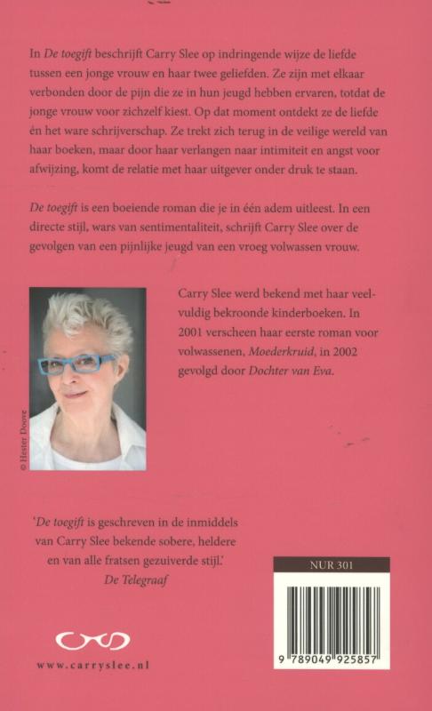 Achterkant van De toegift