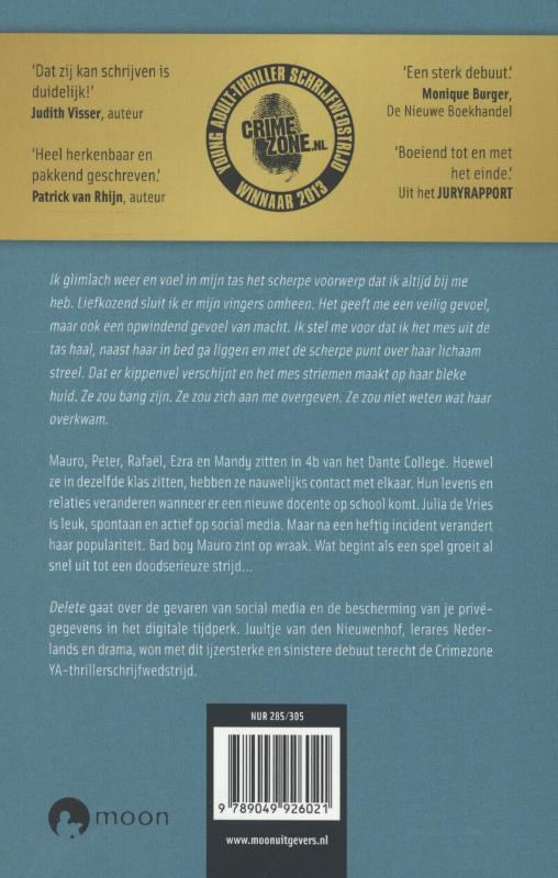 Achterkant van Delete