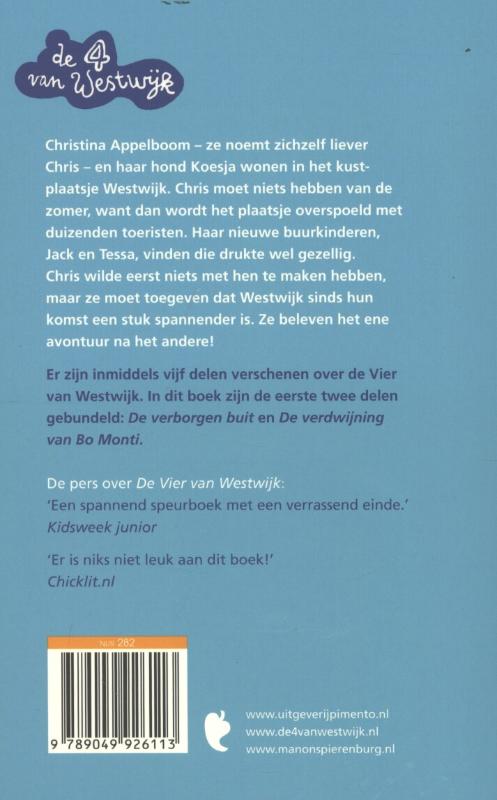 Achterkant van De avonturen van de Vier van Westwijk