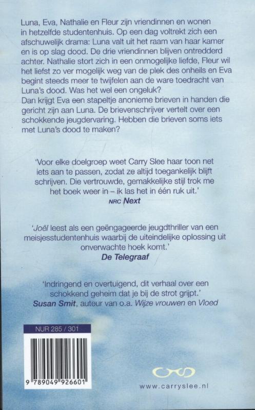 Achterkant van Joel
