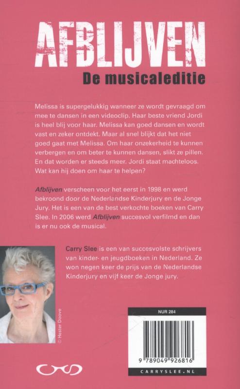 Achterkant van Afblijven