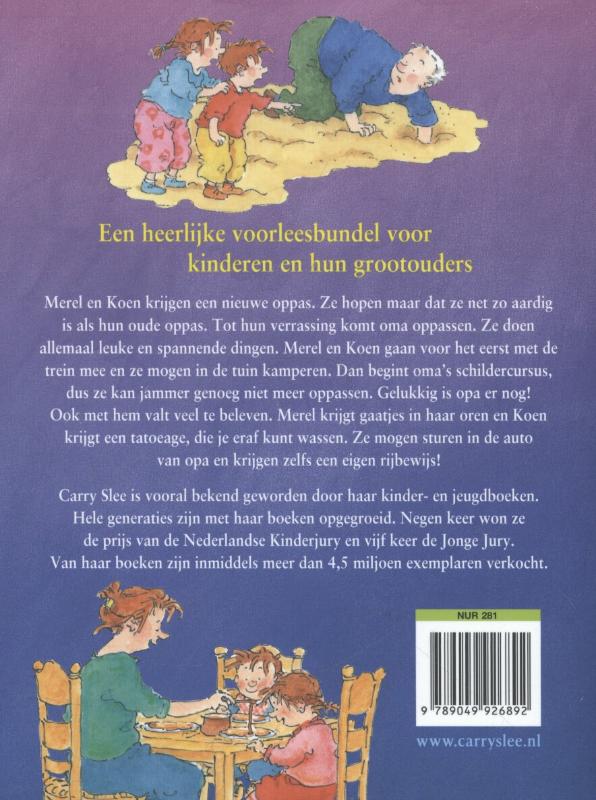 Achterkant van Het grote opa en oma boek