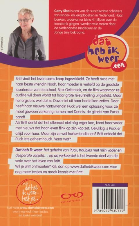 Achterkant van Dat heb ik weer!