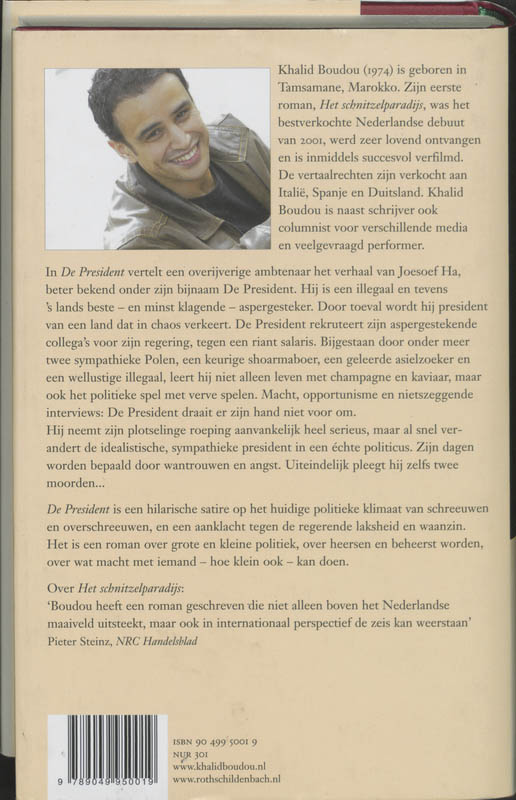 Achterkant van De president