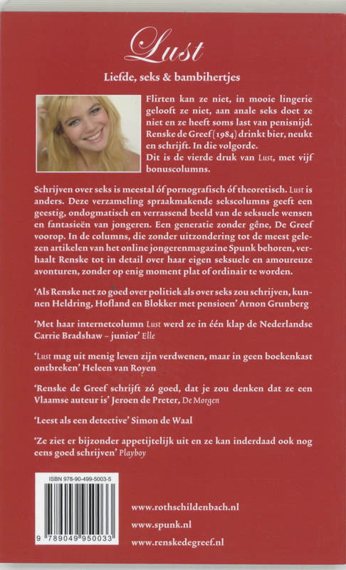 Achterkant van Lust