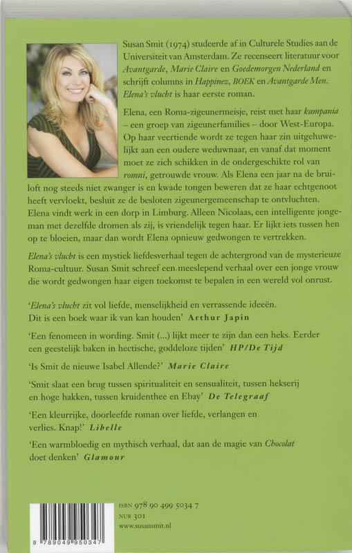 Achterkant van Elena's vlucht