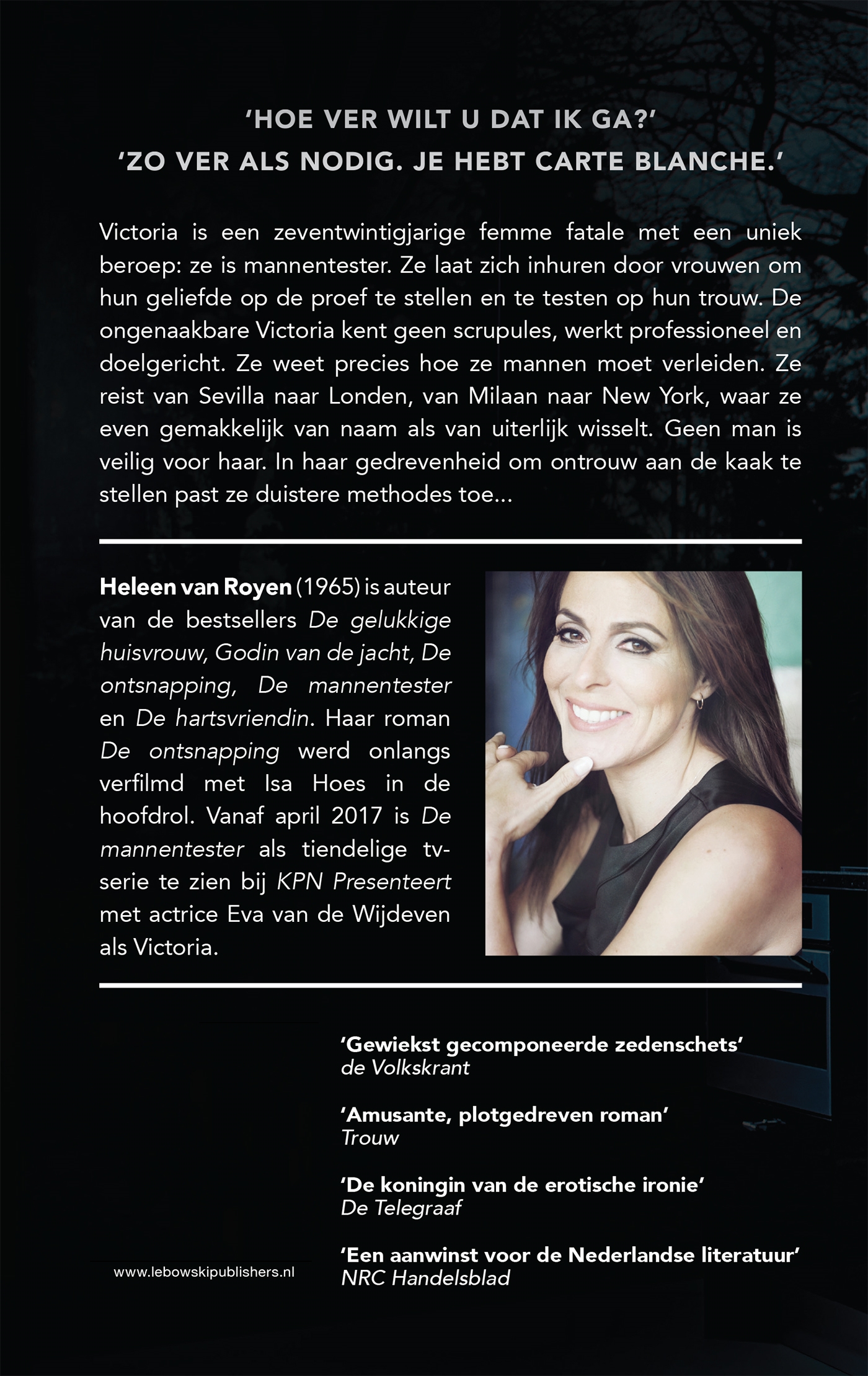 Achterkant van De Mannentester
