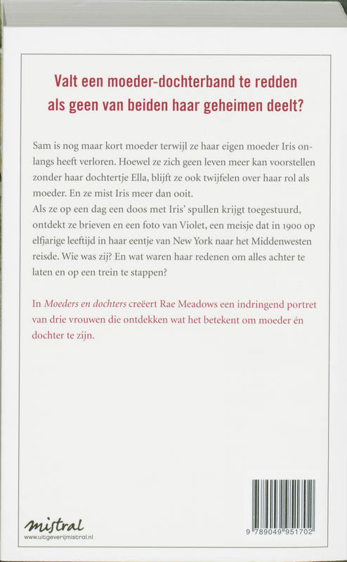 Achterkant van Moeders en dochters
