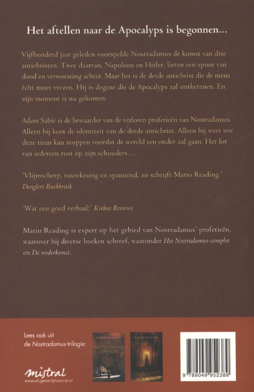 Achterkant van De derde antichrist