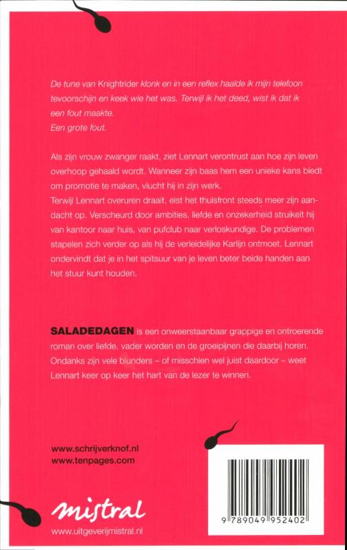 Achterkant van Saladedagen