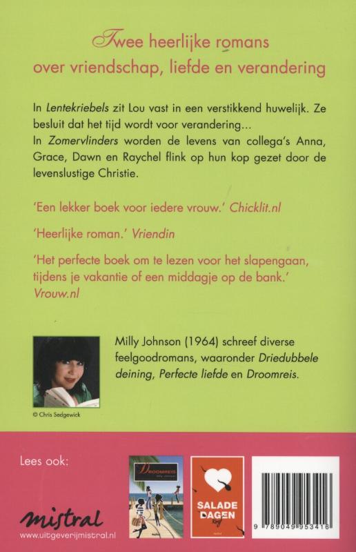 Achterkant van Lentekriebels / Zomervlinders
