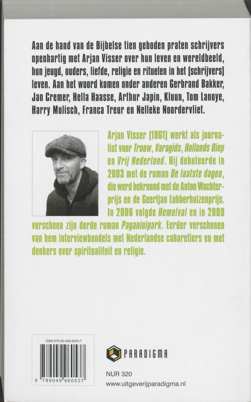 Achterkant van De Tien Geboden