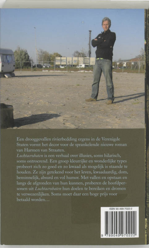 Achterkant van Luchtacrobaten