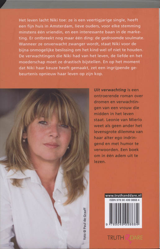Achterkant van Uit verwachting