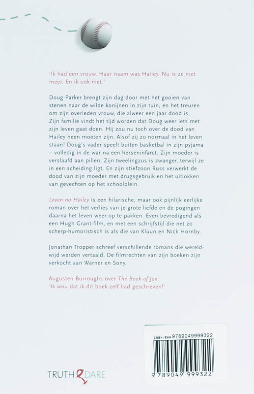 Achterkant van Leven na Hailey