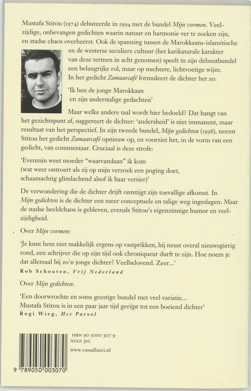 Achterkant van Mijn vormen & Mijn gedichten