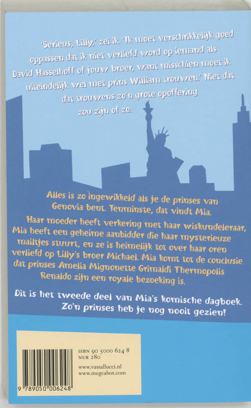 Achterkant van Prinses in de spotlights