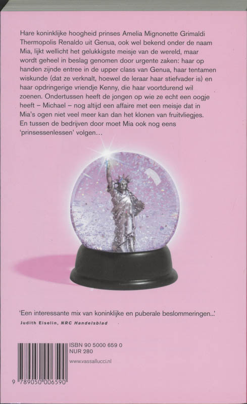 Achterkant van De verliefde prinses