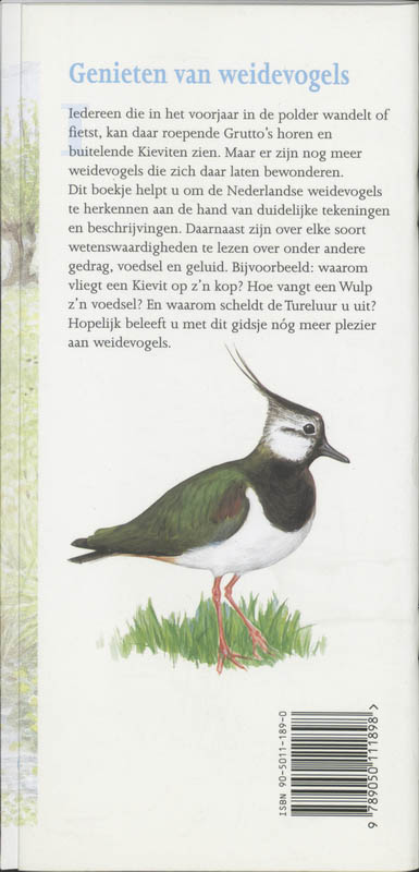 Achterkant van Weidevogels in beeld